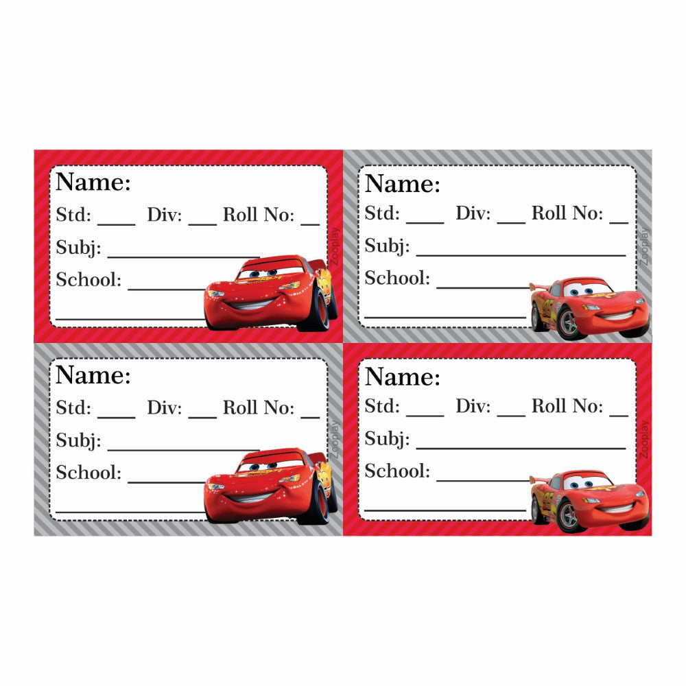 Kids Book Labels - Car