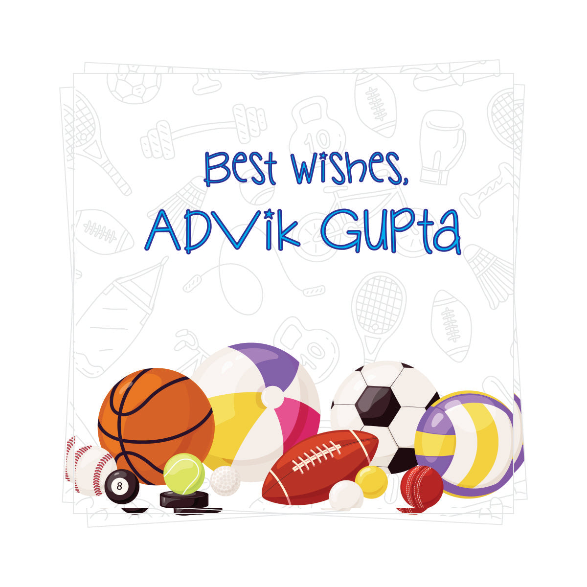 Gift tags Square - Game on