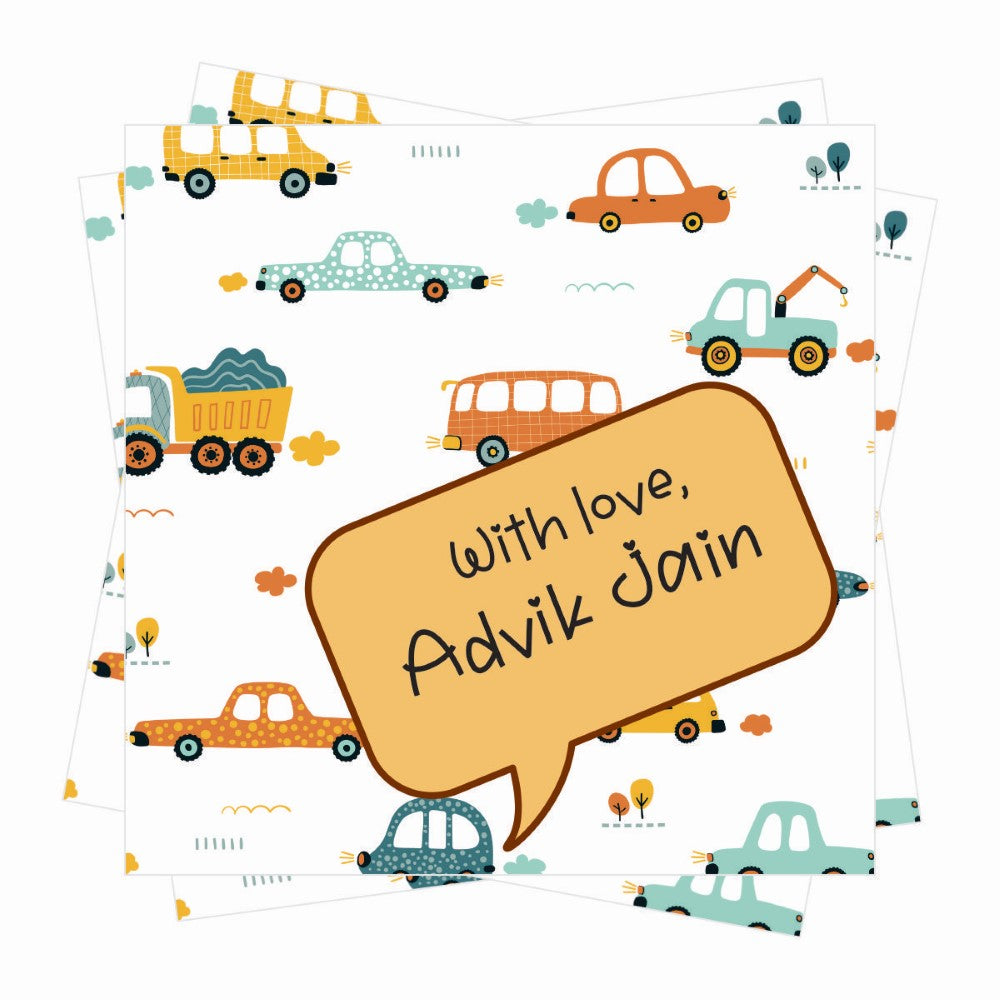 Gift tags Square - Rolling Joy