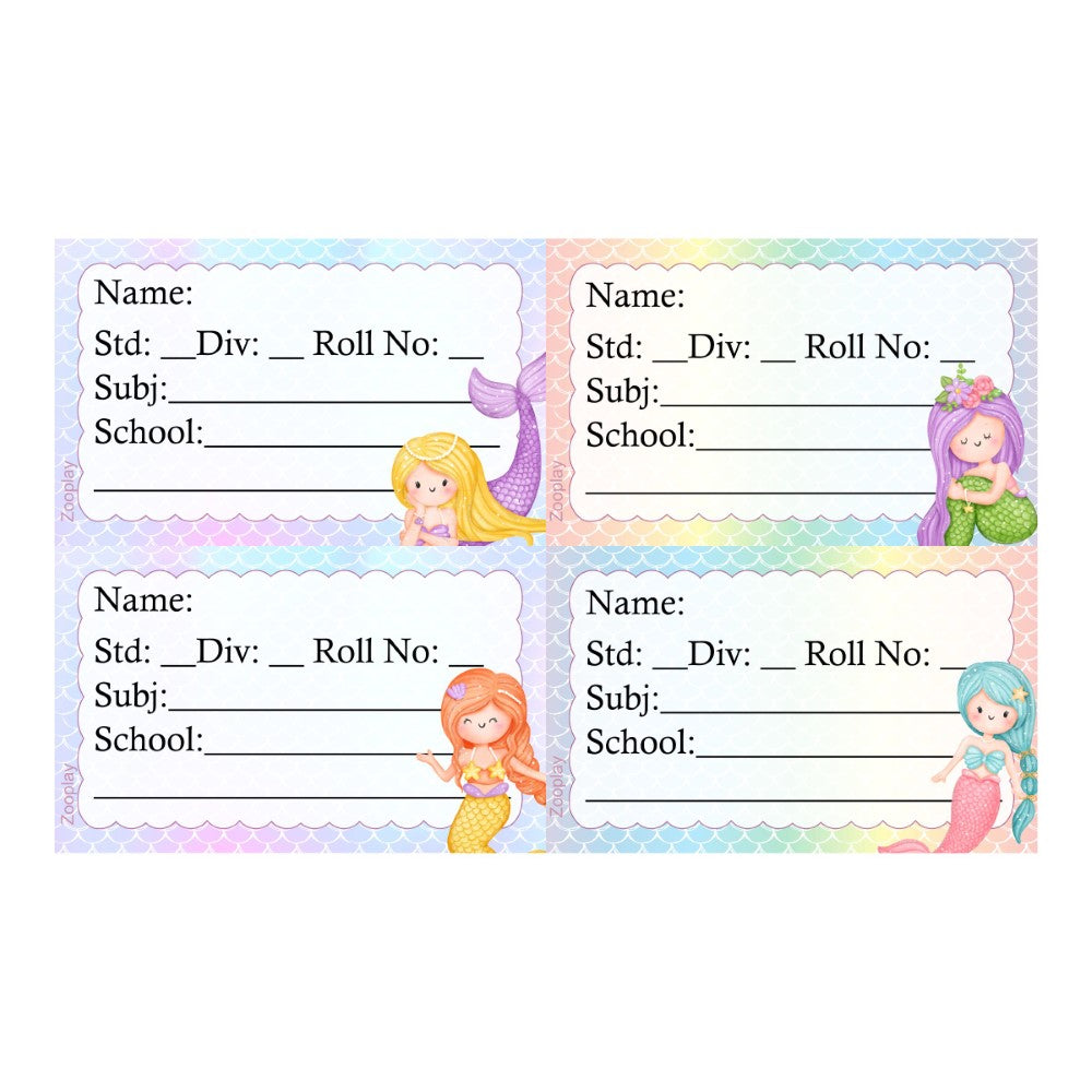 Kids Book Labels - Mermaid