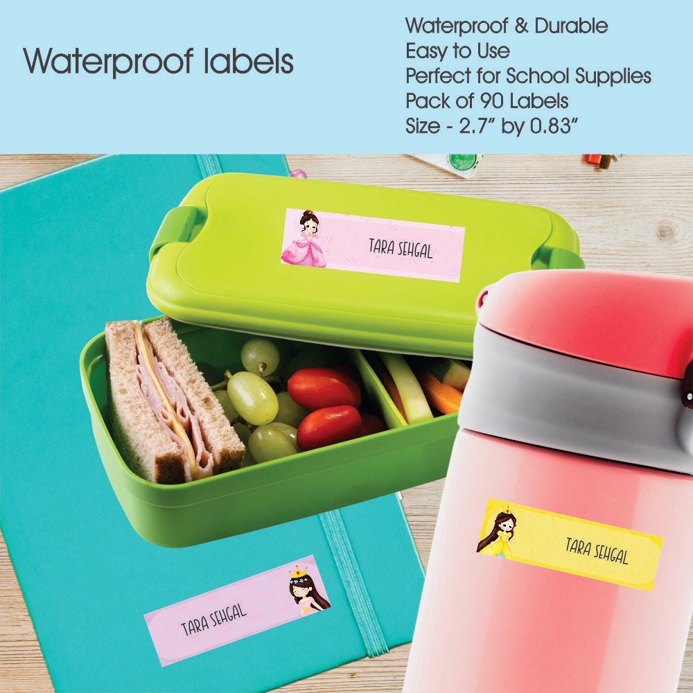 Waterproof Name Labels - Fairy Princess