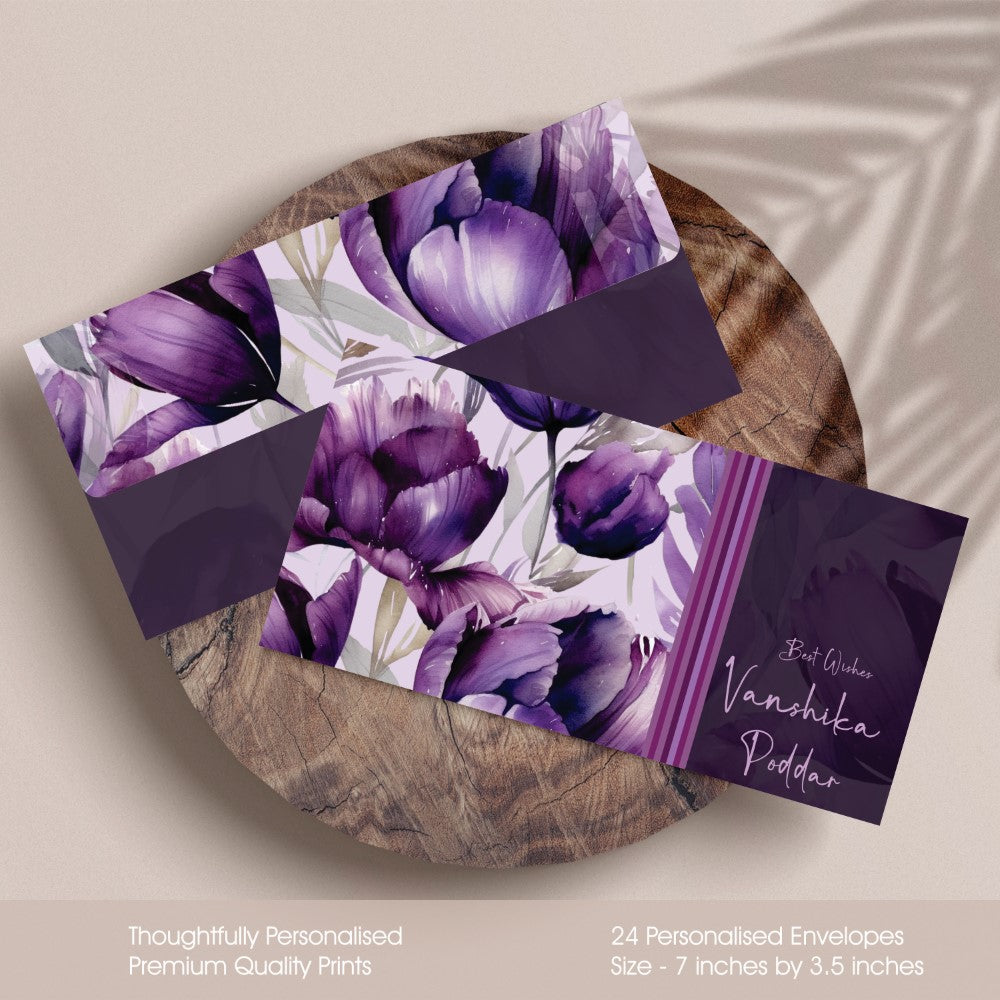 Personalised Envelopes - Violet Dreams