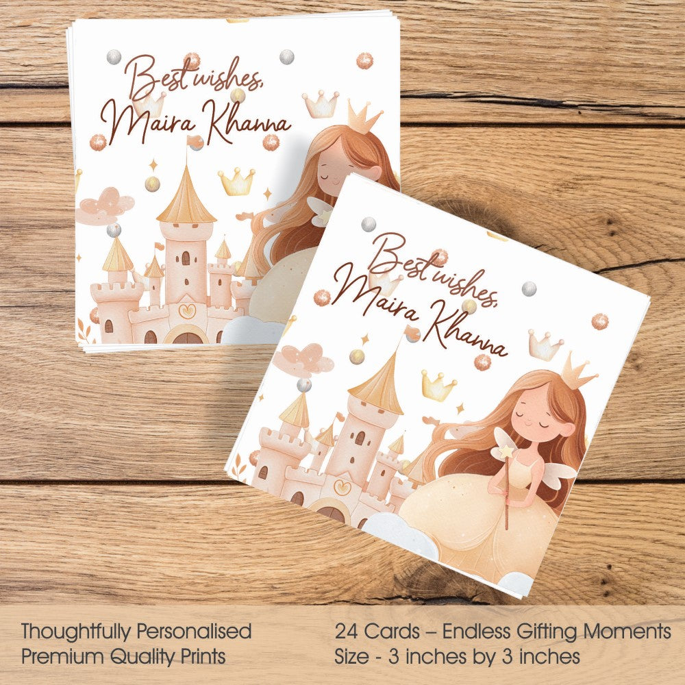 Gift tags Square- Royal Wishes