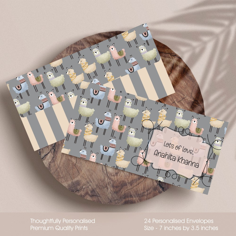 Personalised Envelopes - Llama Magic