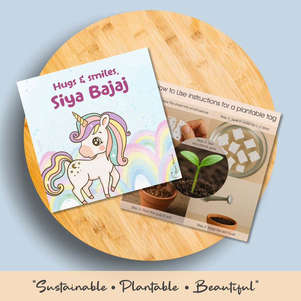 Plantable Gift Tag - Believe in Magic