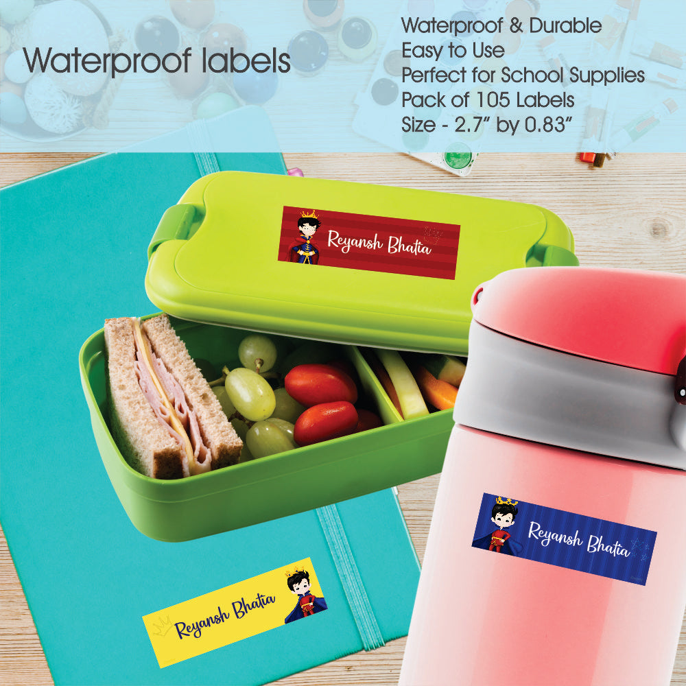 Waterproof Name Labels - Little Prince