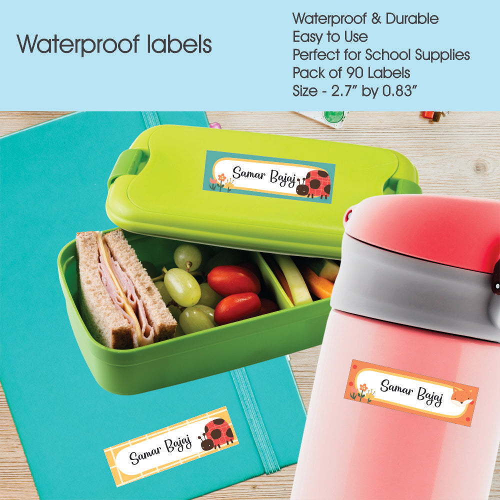 Waterproof Name Labels - Happy Spots