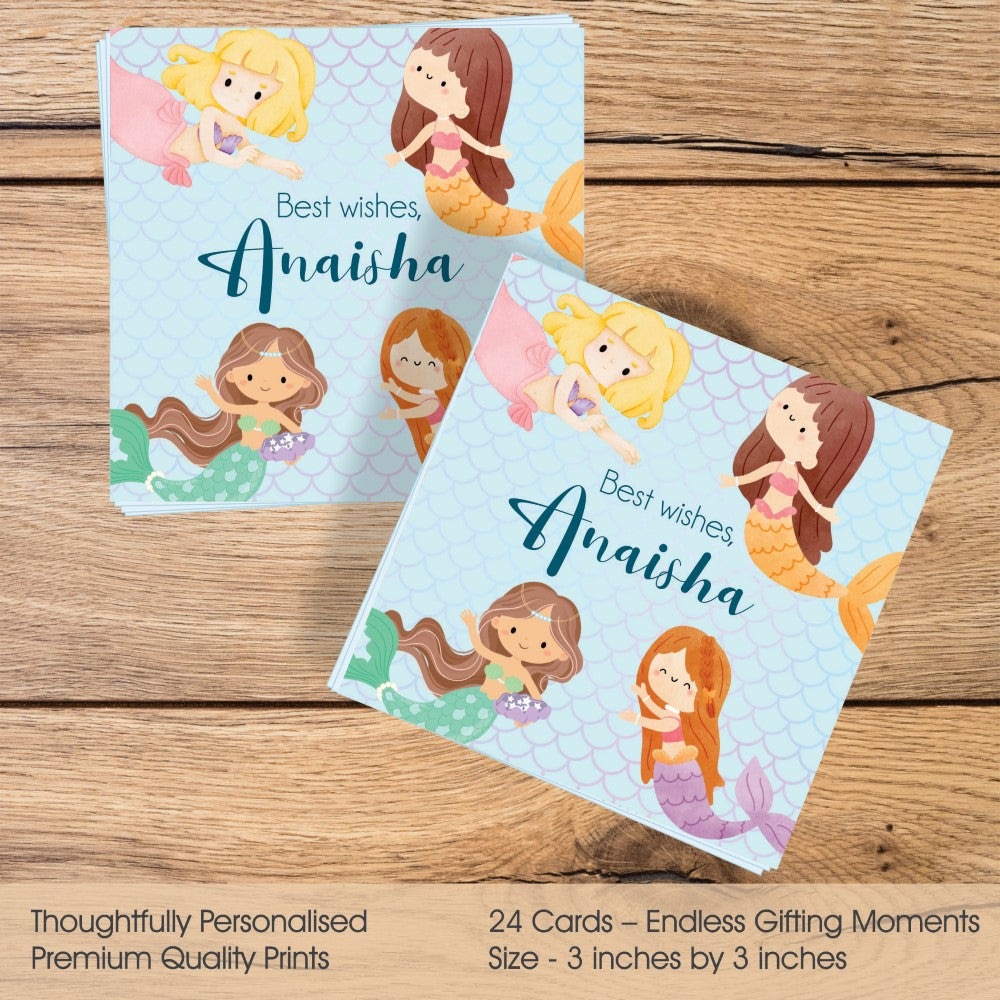 Gift tags Square - Mystic Mermaid