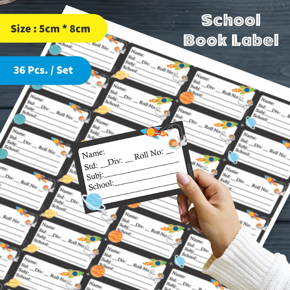 Kids Book Labels - Space