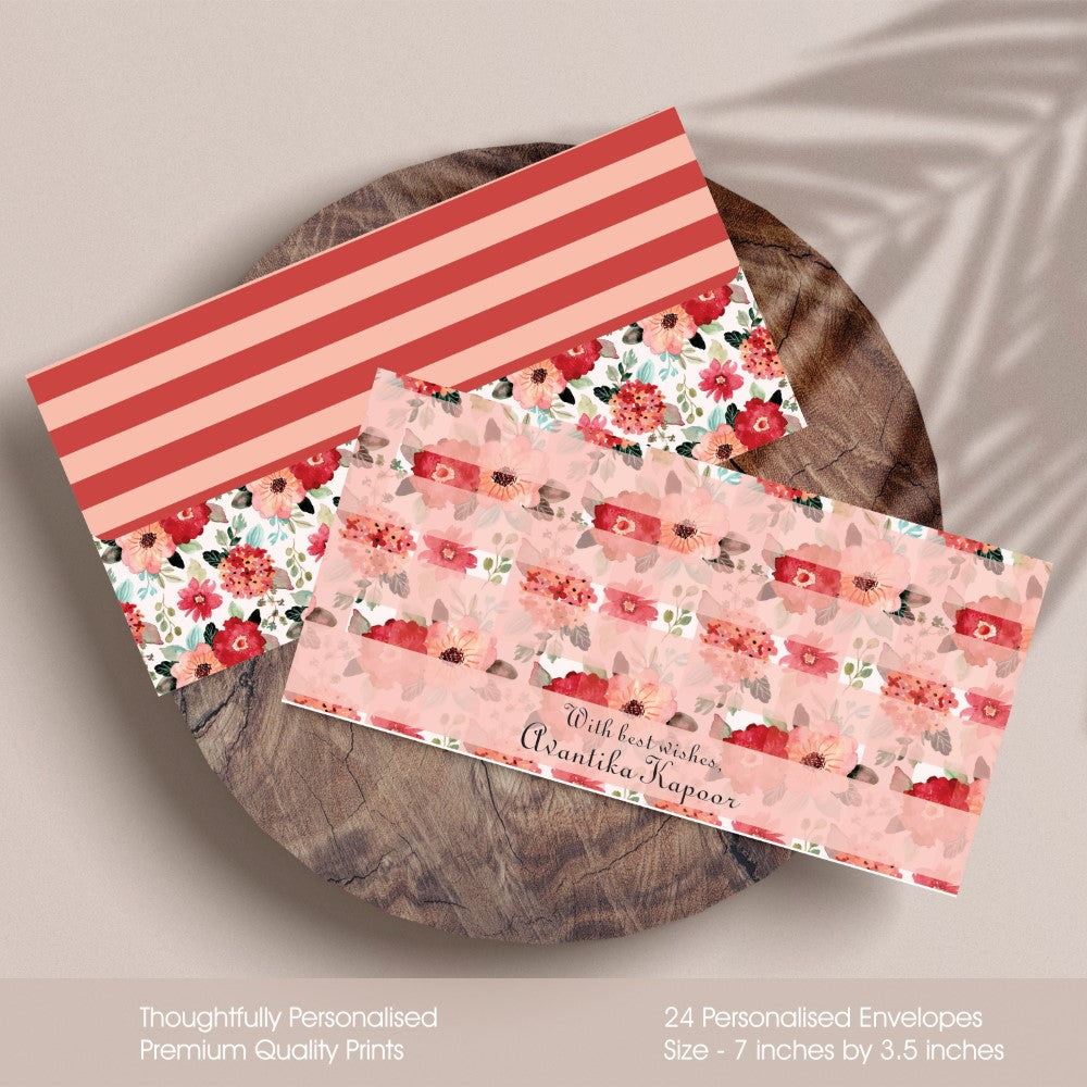 Personalised Envelopes - Rosey Wishes