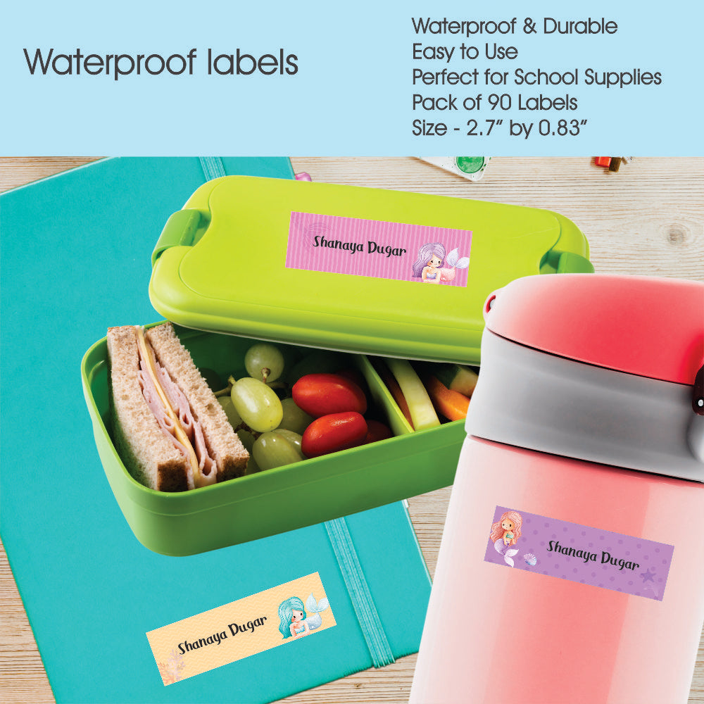 Waterproof Name Labels - Shell  & shine