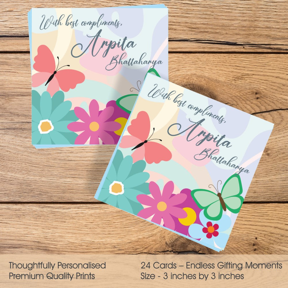 Gift tags Square - In full Bloom