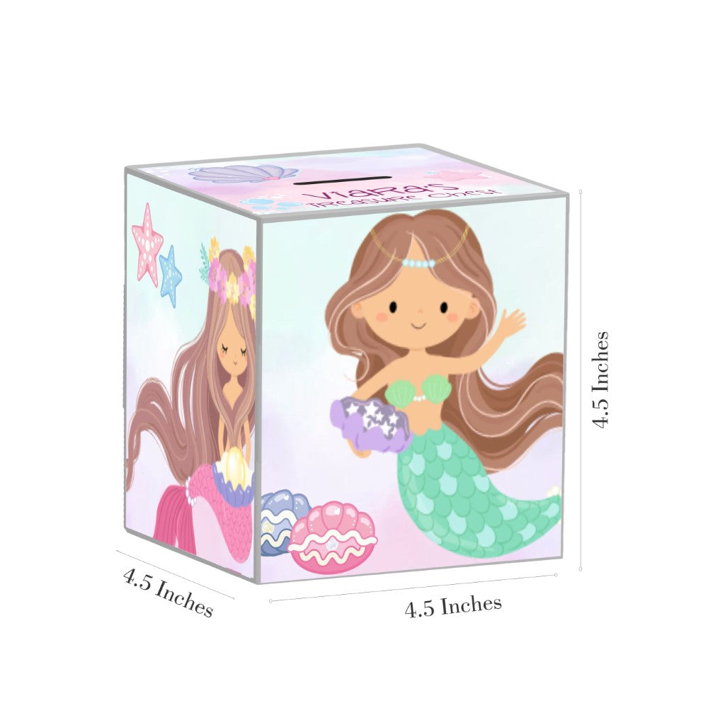 My Money Box personalised - Mermaid Treasure