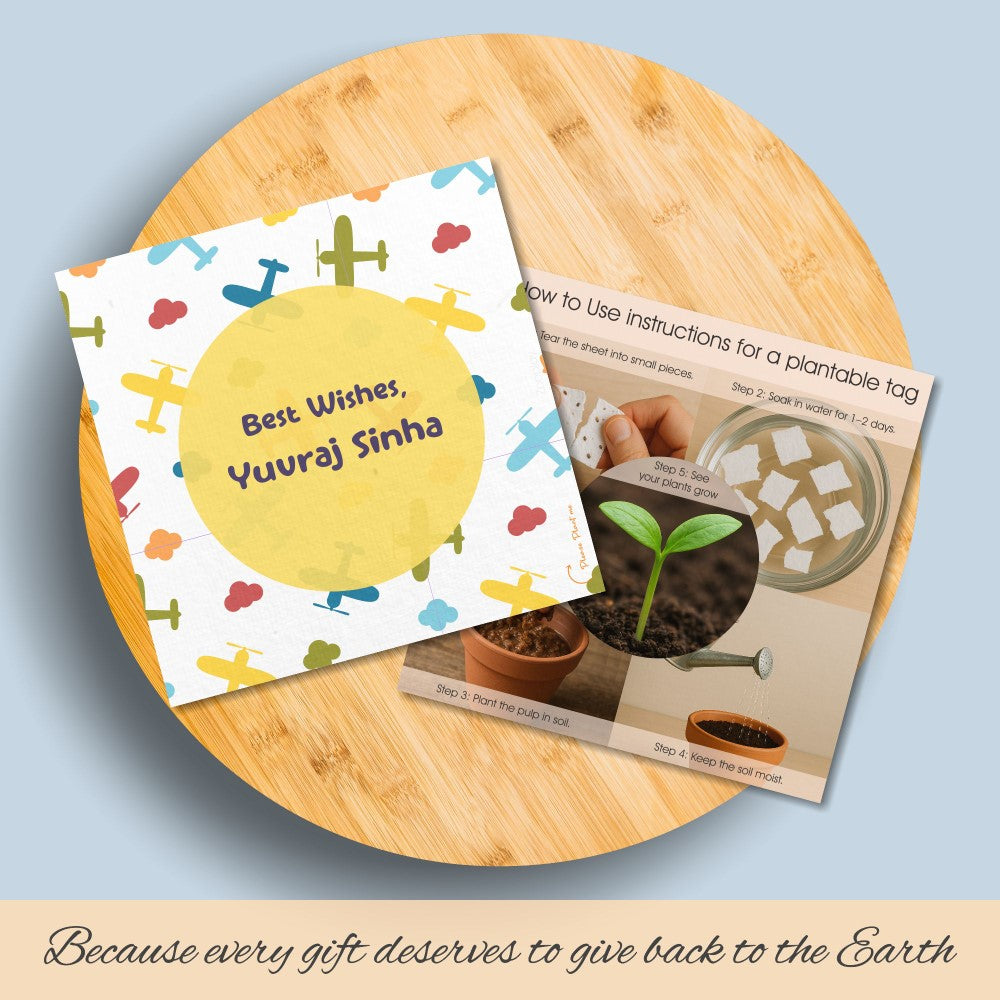 Plantable Gift Tag - Fly High