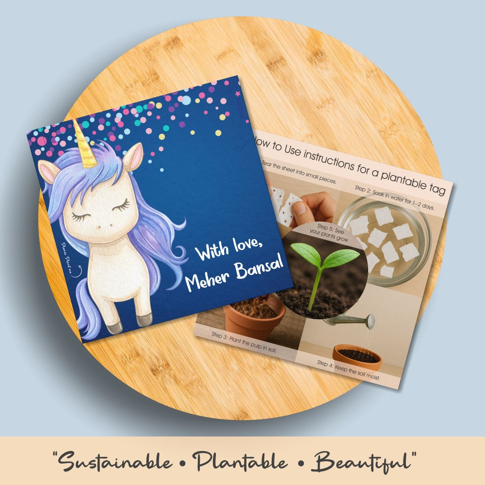 Plantable Gift Tag - Glitter & Magic