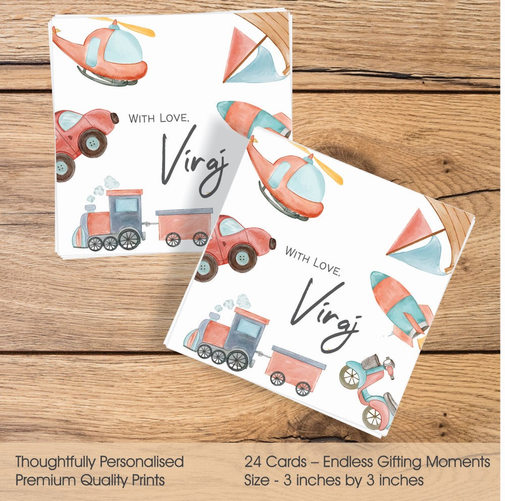 Gift tags Square - On the Move