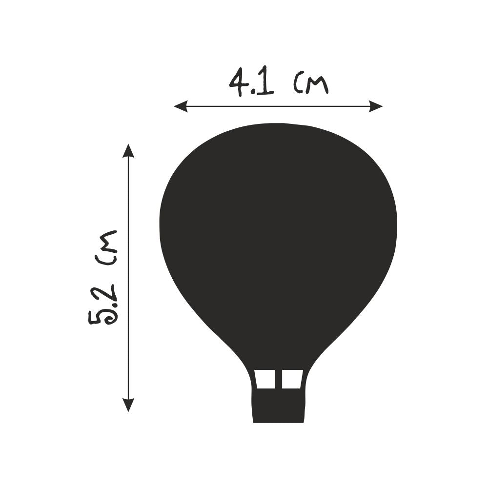 Chalk board Rakhi - Hot Air Balloon