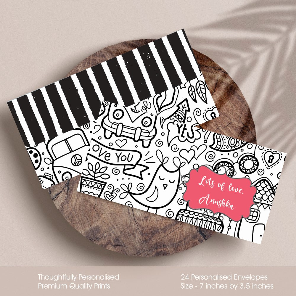 Personalised Envelopes - Creative Scribbles
