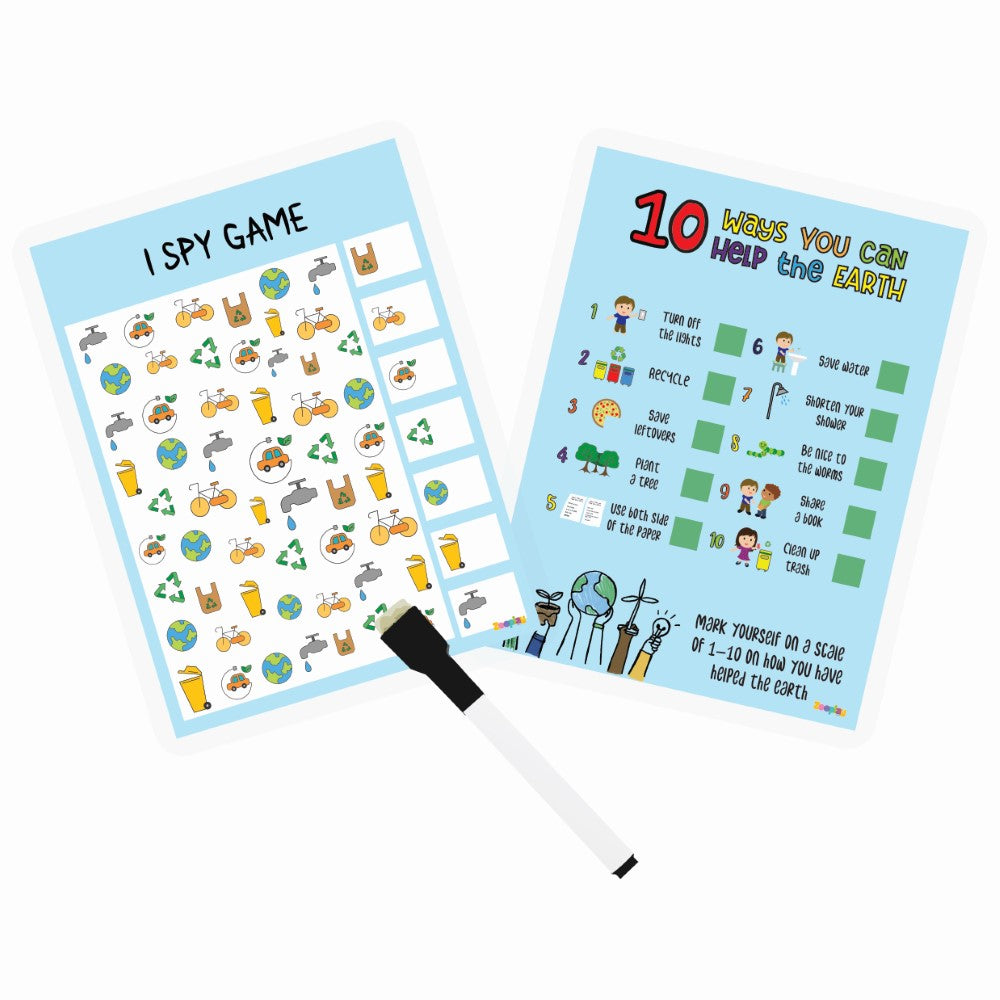 Happy earth sad earth sorting activity