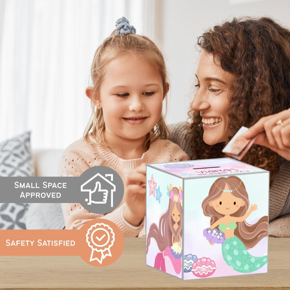 My Money Box personalised - Mermaid Treasure