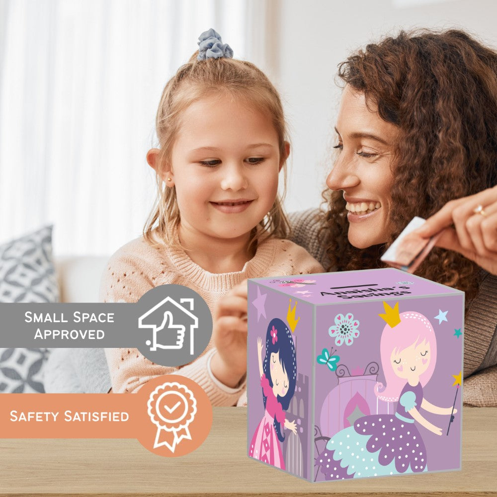 My Money Box personalised -  Princess Treasure Chest