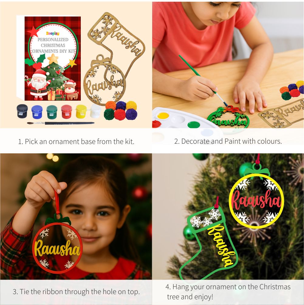 DIY Christmas Ornaments (Personalized)