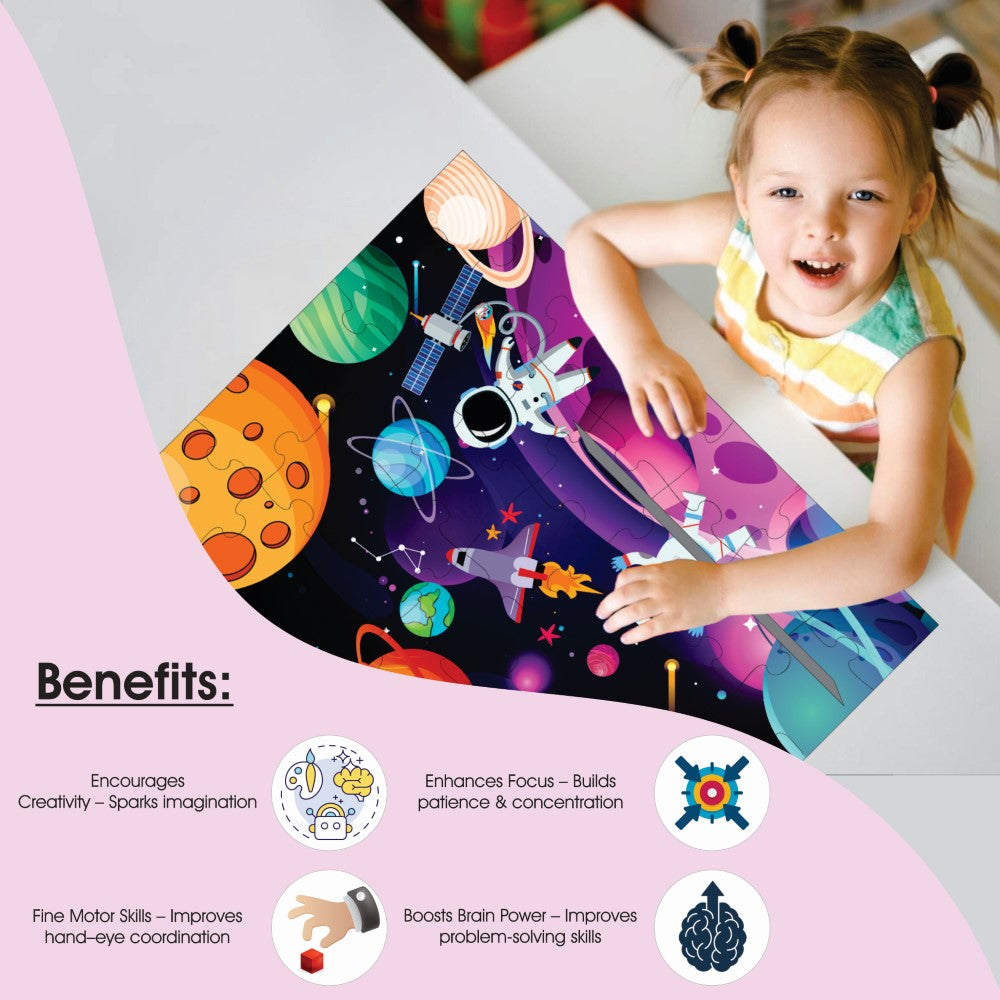 Space Pattern Zigsaw Puzzle