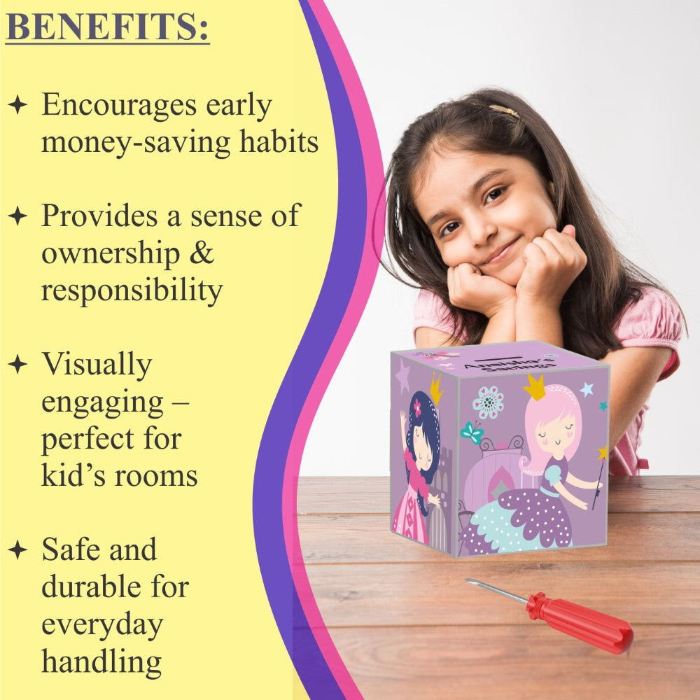 My Money Box personalised -  Princess Treasure Chest