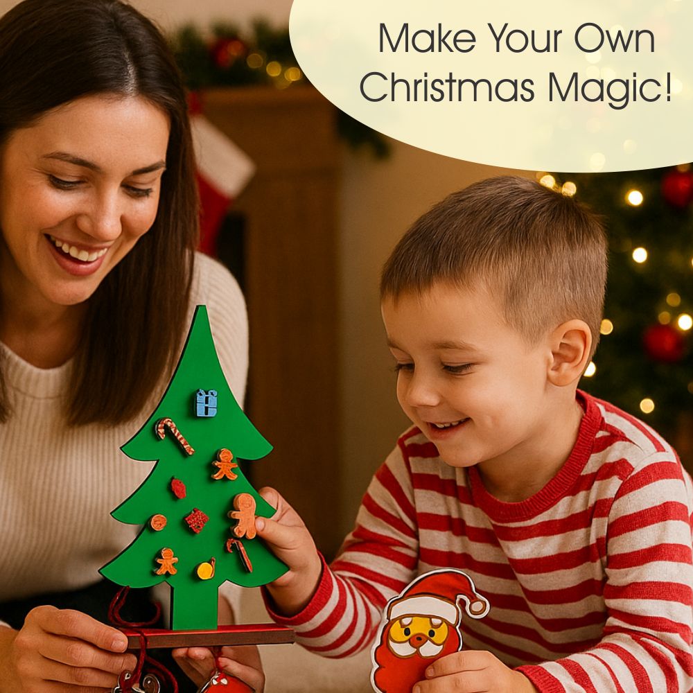 DIY Christmas Tree and Ornaments