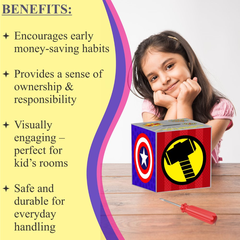 My Money Box personalised - SuperHero Fund