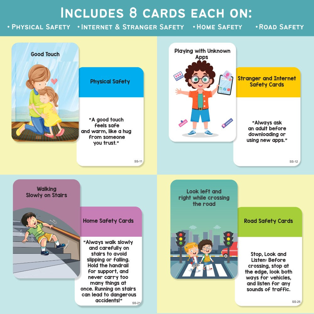 My Safe Space Flashcards - Everyday Safety Made Easy (Pack of 32 cards)