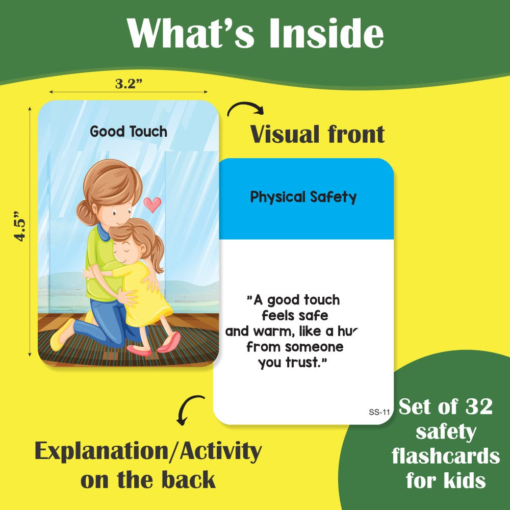 My Safe Space Flashcards - Everyday Safety Made Easy (Pack of 32 cards)