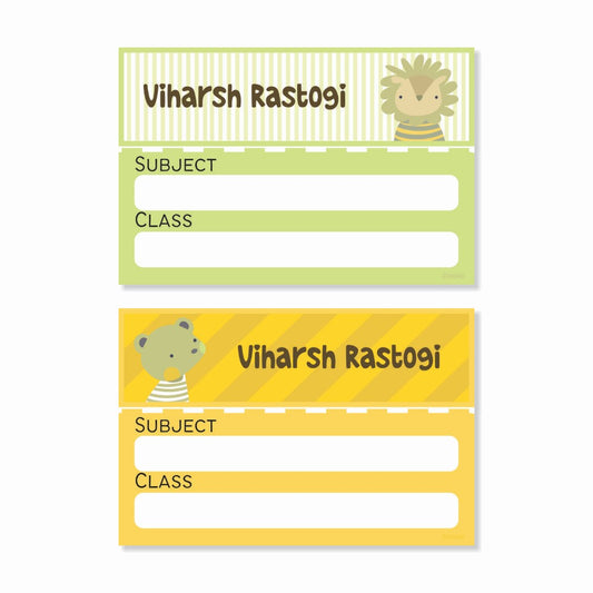 Personalised Book Labels - Animal Hugs