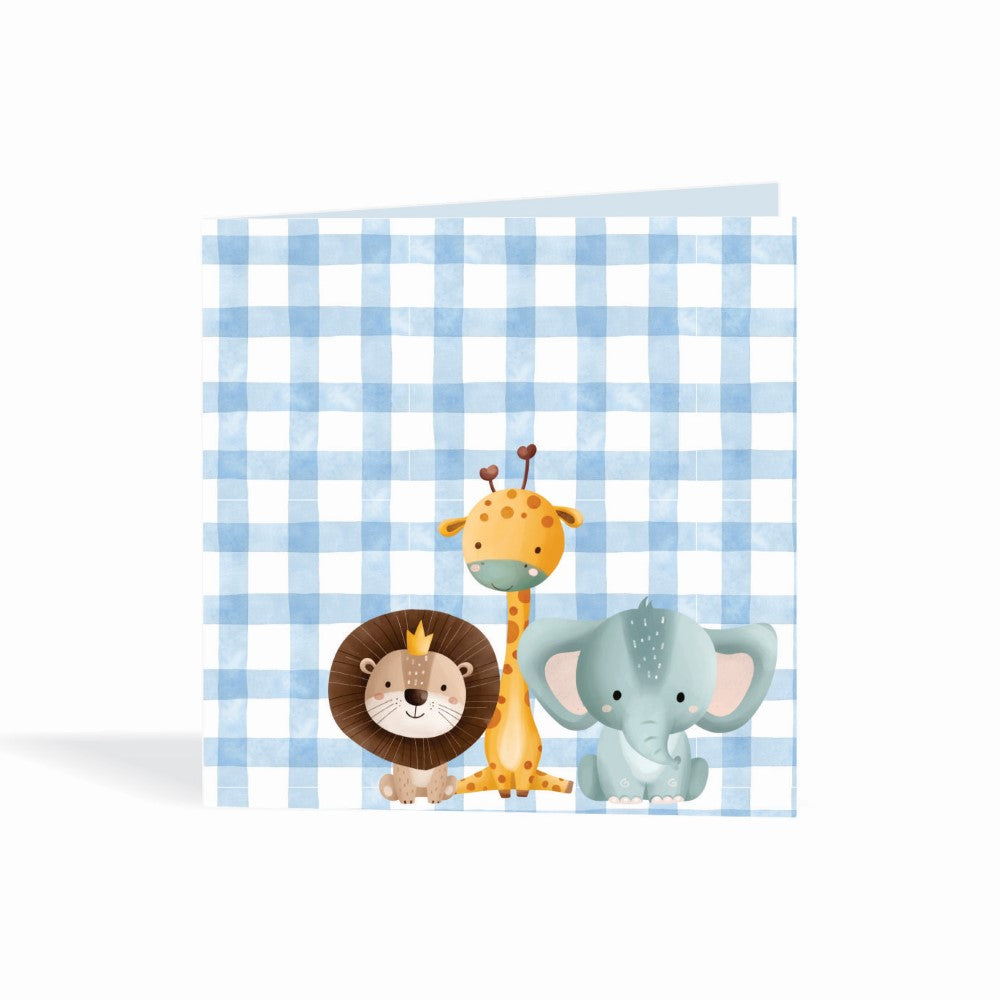 Personalised GIft Notecard - Animal Hugs