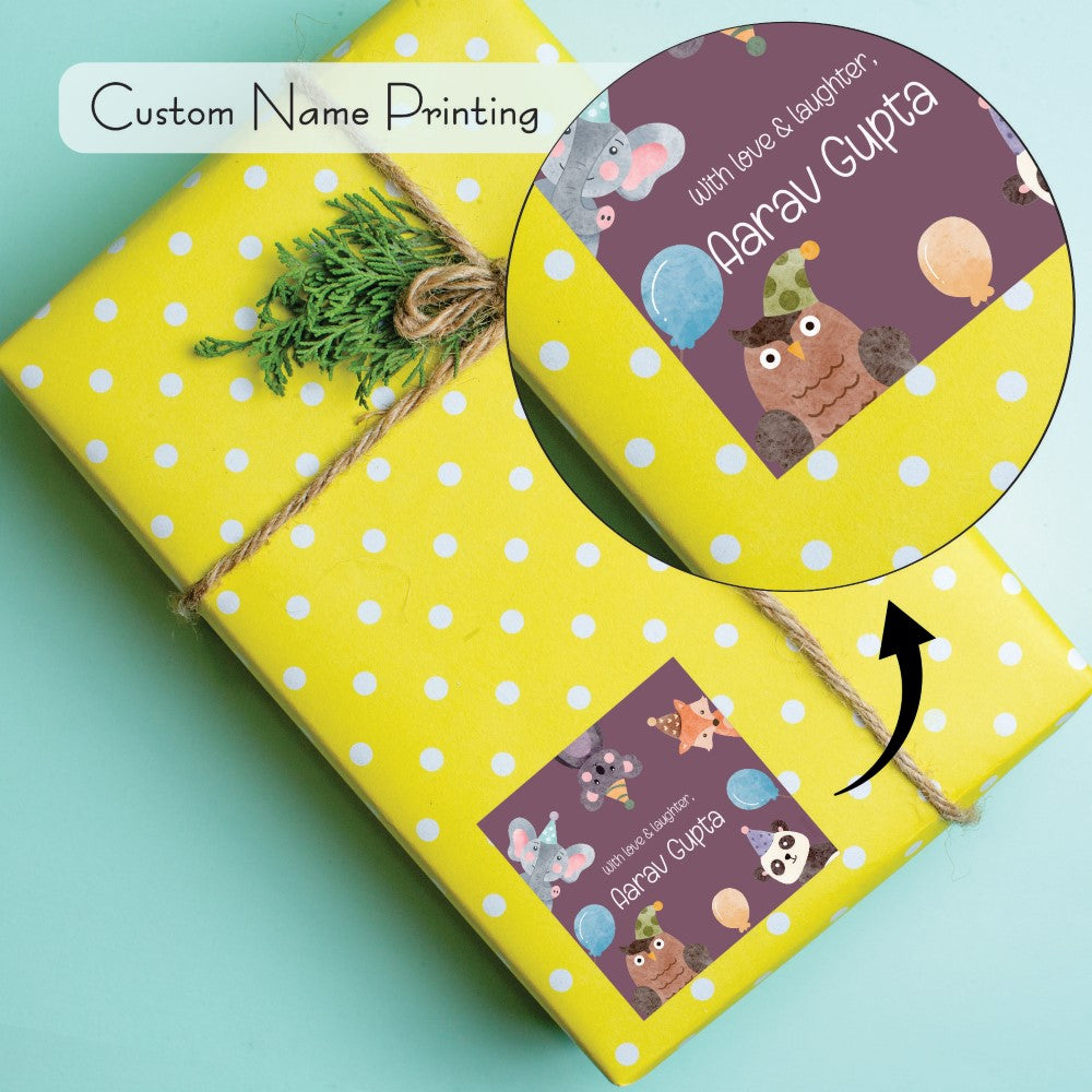Gift tags Square - Animal Party