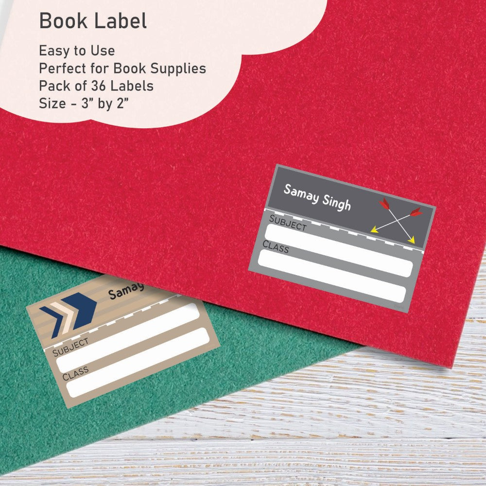 Personalised Book Labels - Arrow Magic