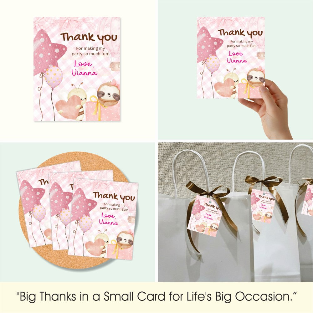 Thank You Tag - Baby Love Girl