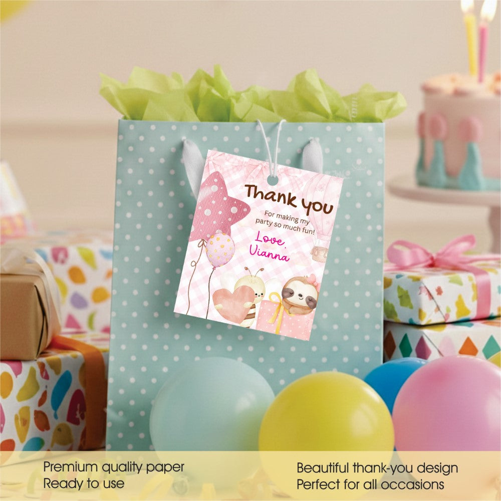 Thank You Tag - Baby Love Girl