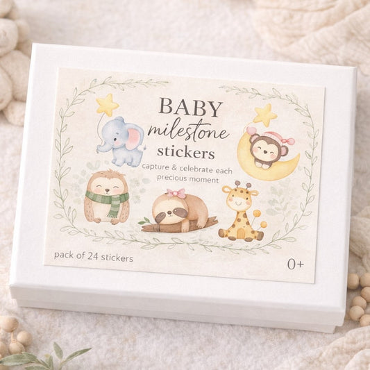Baby Milestone Stickers - Pack of 24 (Multicolour)