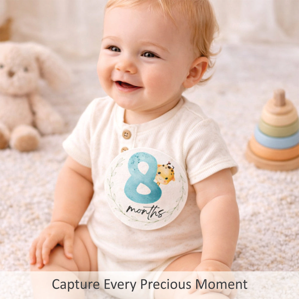 Baby Milestone Stickers - Pack of 24 (Multicolour)