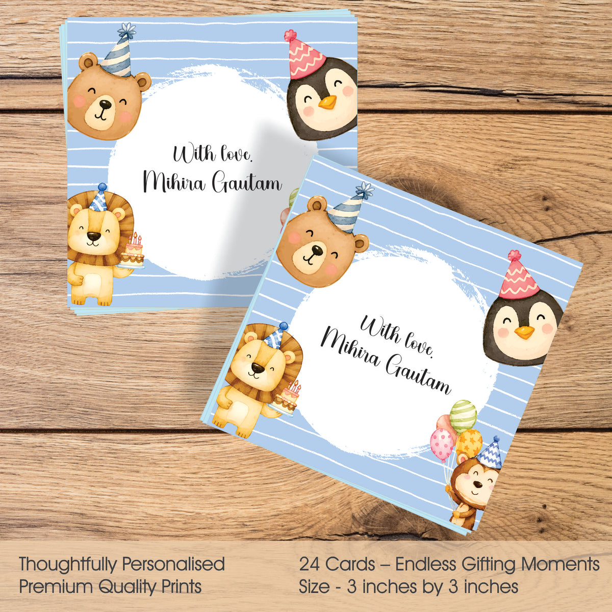 Gift tags Square - Birthday Buddies