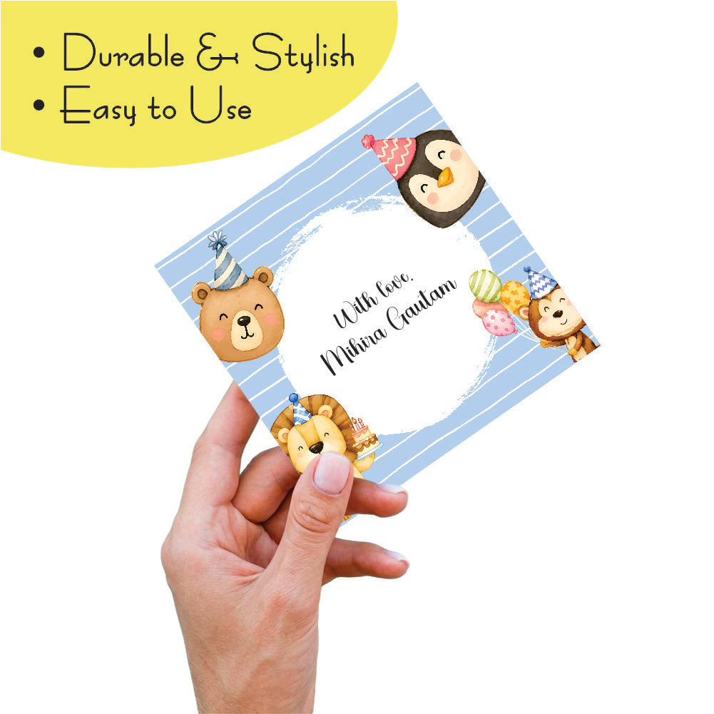 Gift tags Square - Birthday Buddies