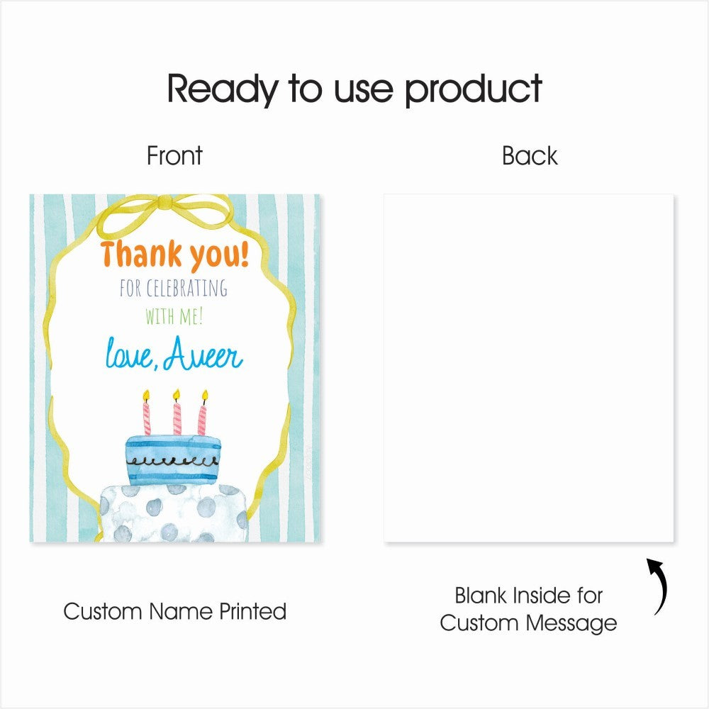 Thank You Tag - Birthday Fun