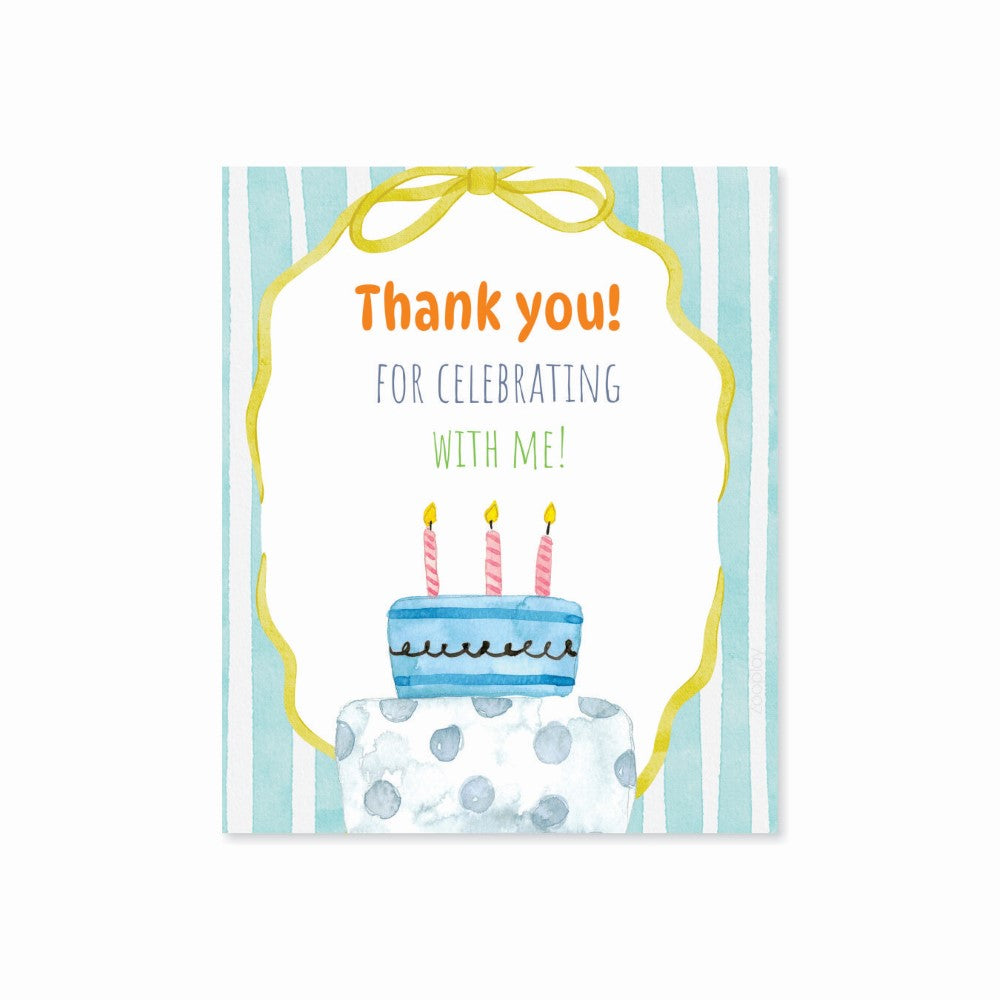 Thank You Tag - Birthday Fun