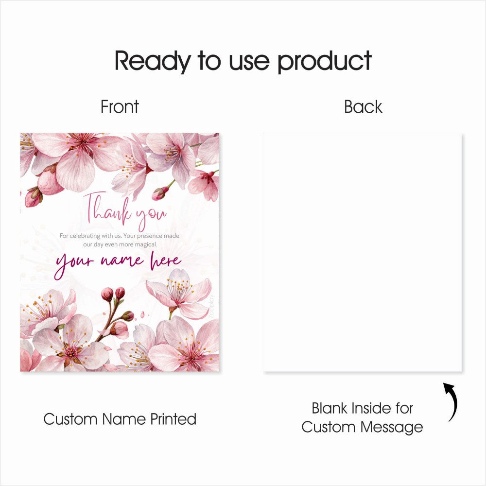 Thank You Tag - Blush Blossom