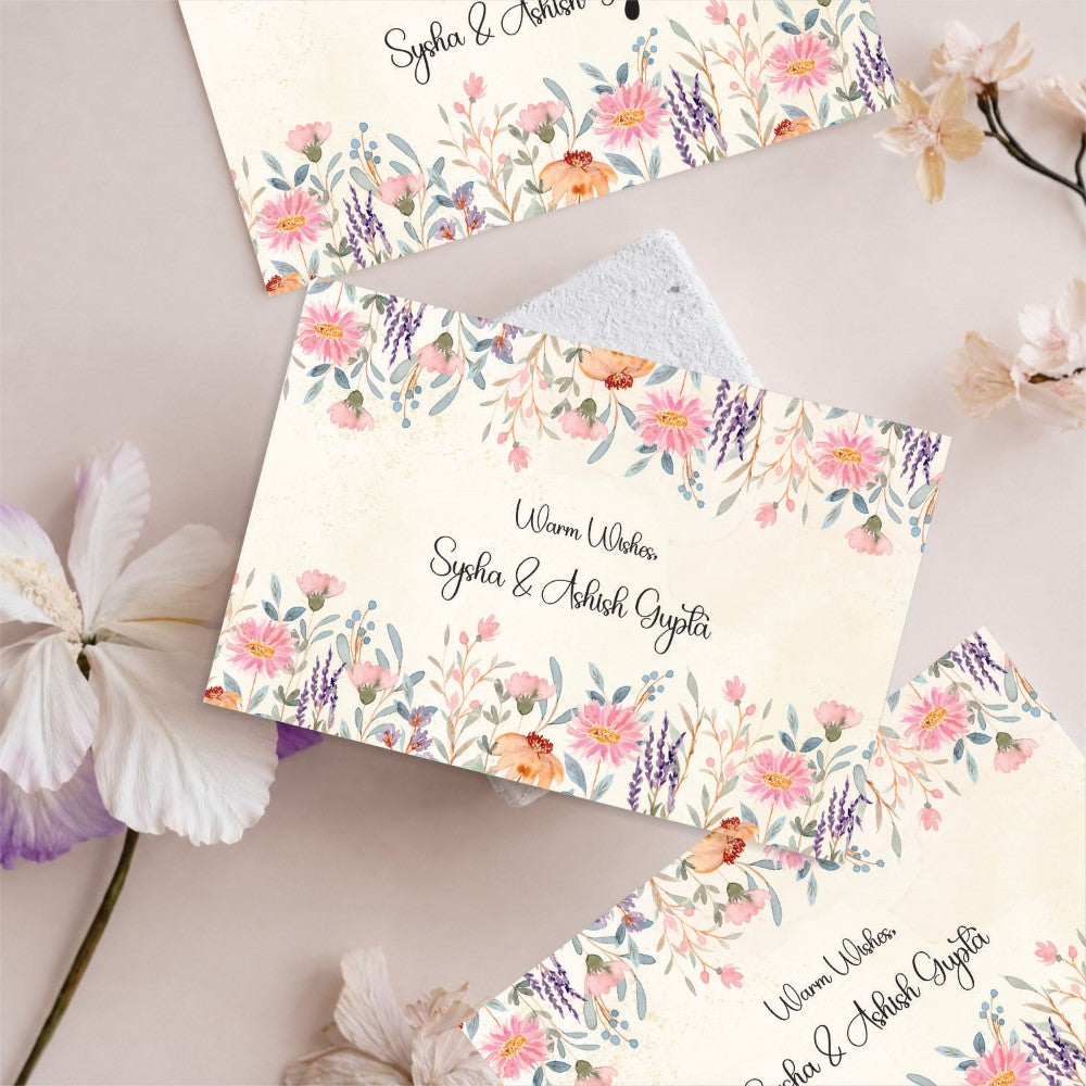 Gift tags rectangle - Blush Elegance