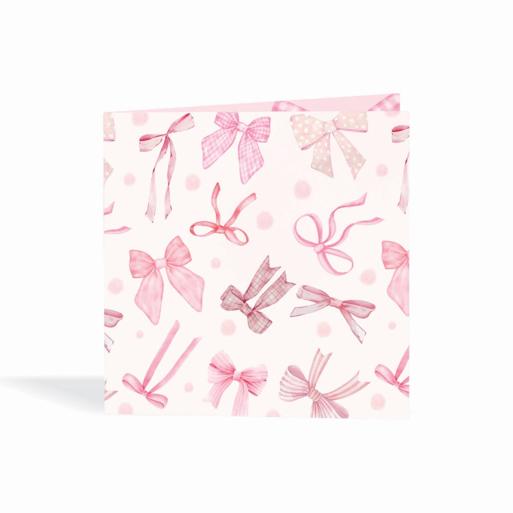 Personalised GIft Notecard - Bow & Bliss