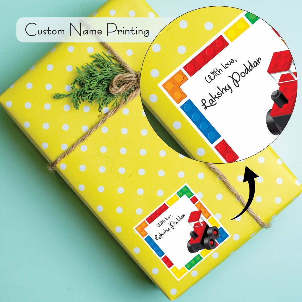 Gift tags Square - Brick by Brick