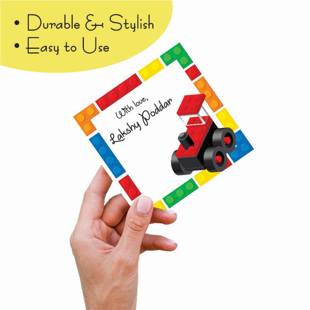 Gift tags Square - Brick by Brick