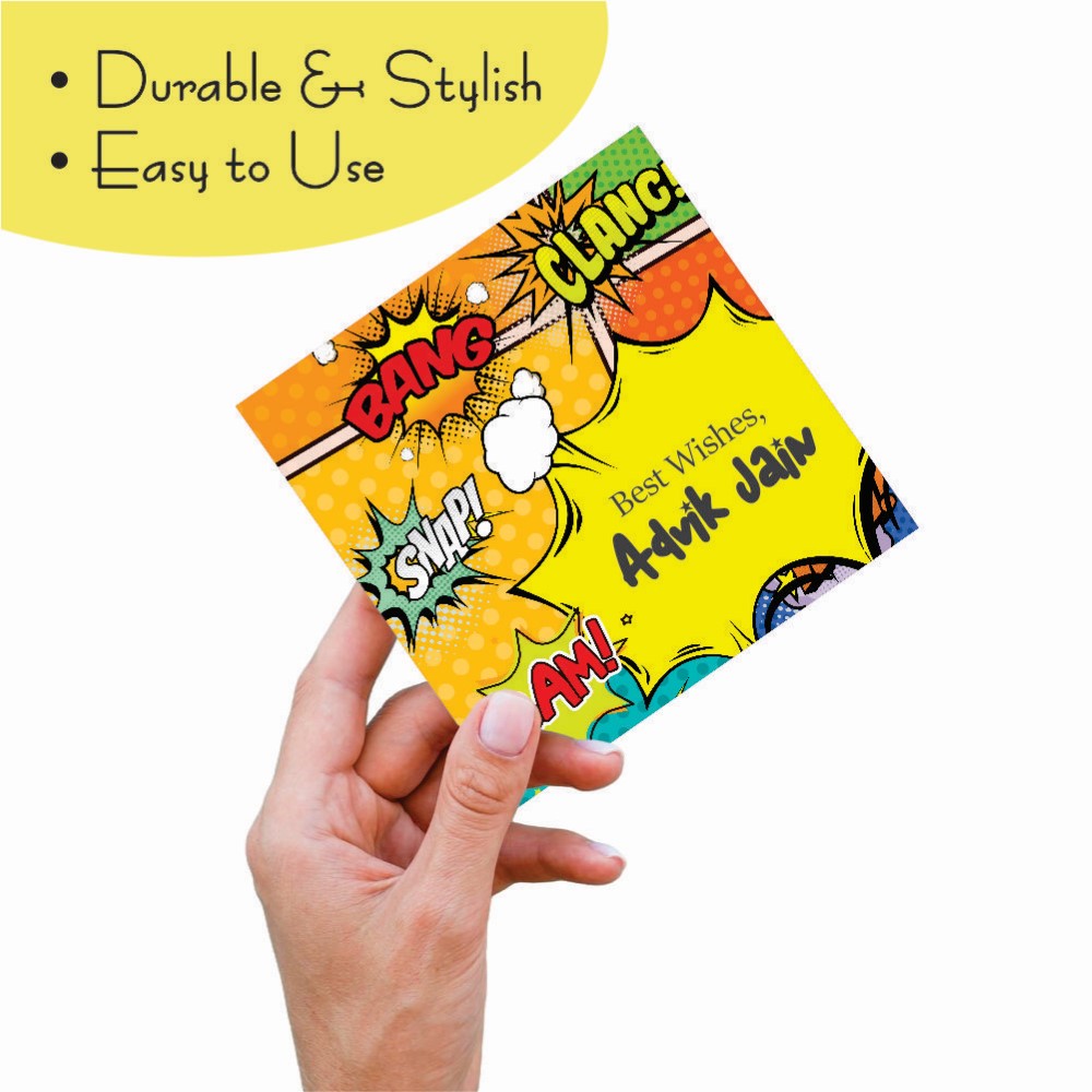 Gift tags Square - Comic  Burst
